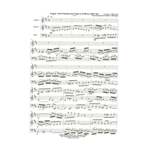 Bach, J.S. - Fugue from Prelude and Fugue in B Minor (BWV 544) - for Two Violins and Cello - arranged by Dishinger - Medici Music Press
