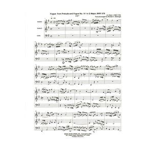 Bach, J.S. - Fugue from Prelude and Fugue in G Major (BWV 576) - for Two Violins and Cello - arranged by Dishinger - Medici Music Press