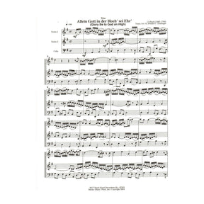 Bach, J.S. - Glory Be to God on High for Two Violins and Cello - Medici Music Press Publication