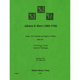 Bach, J.S. - Fugue from Prelude and Fugue (BWV 537) - for Two Violins and Viola - arranged by Dishinger - Medici Music Press