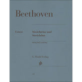 Beethoven, Ludwig - String Trios Op 3 , 8 , 9 Duo WoO 32 - Henle Verlag URTEXT Edition
