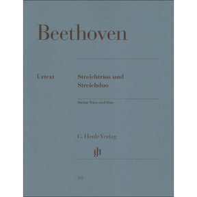 Beethoven, Ludwig - String Trios Op 3 , 8 , 9 Duo WoO 32 - Henle Verlag URTEXT Edition