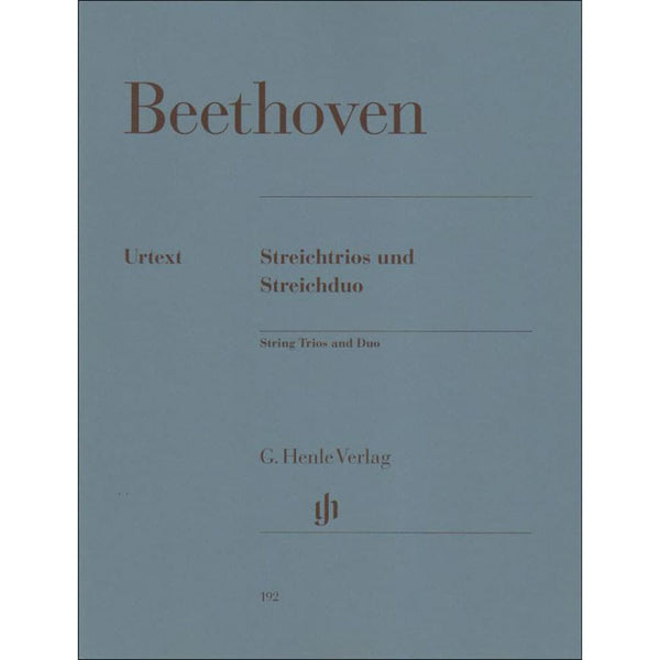 Beethoven's String Trios Op. 3-9