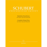 Schubert, Franz - Complete String Trios For Violin, Viola, and Cello Edited by Aberhold URTEXT Published by Barenreiter Verlag