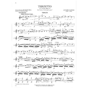 Dvo?ák, Antonín - Terzetto in C Major, Op 74 - transcribed for Violin, Viola, and Cello - edited by Richard Bell and the Seraphin Trio - International Edition
