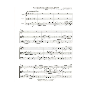 Bach, J.S. - Fugue from Prelude and Fugue in G (BWV 550) - for String Trio - arranged by Dishinger - Medici Music Press
