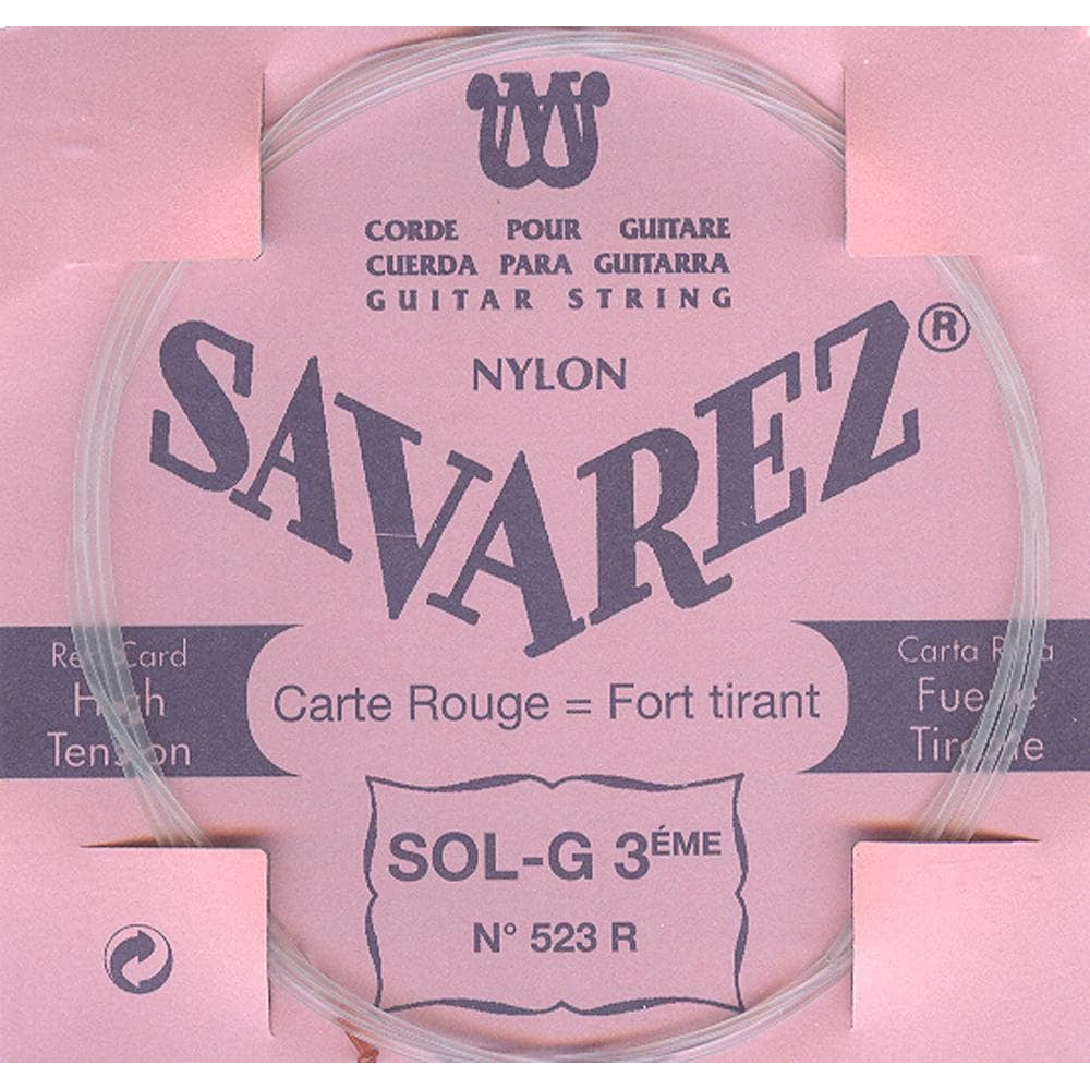 Savarez Traditional High Tension Red Card Classical Guitar String Set