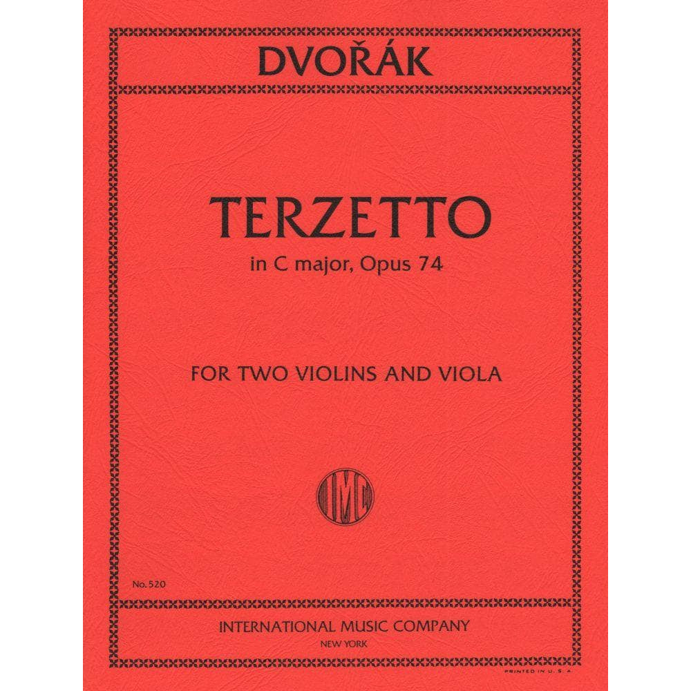 Dvorák, Antonín - Terzetto In C Major, Op 74 - Two Violins and Viola - International Music Co