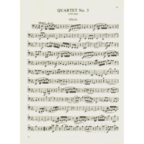 Arriaga, Juan Crisóstomo - Three Quartets - Parts for Two Violins, Viola and Cello - International Edition