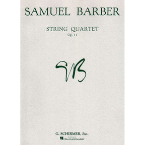 Barber, Samuel - String Quartet Op 11 Set of Parts for Two Violins, Viola and Cello - Schirmer Edition