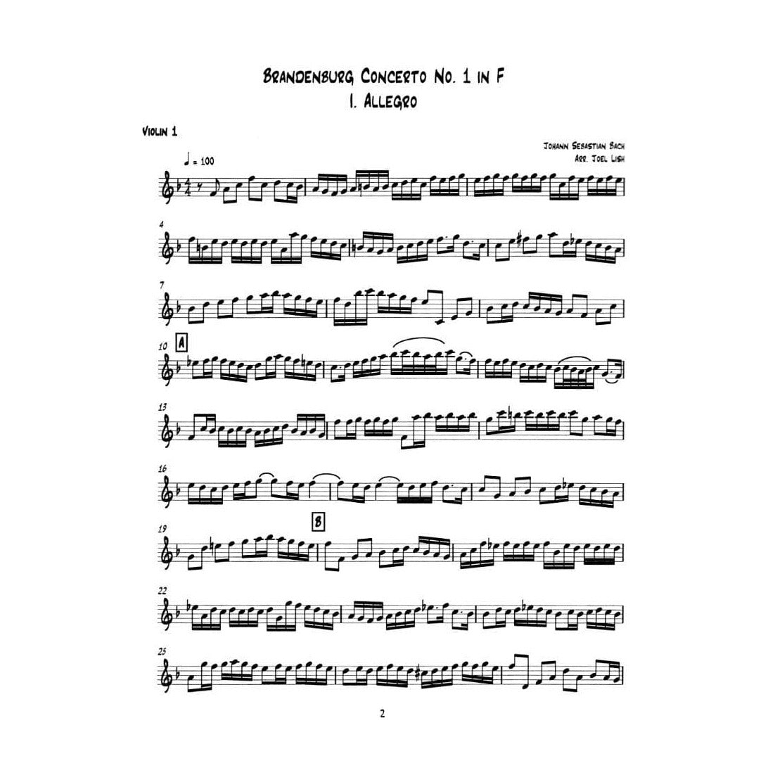 Bach, JS - The 6 Brandenburg Concertos for String Quartet