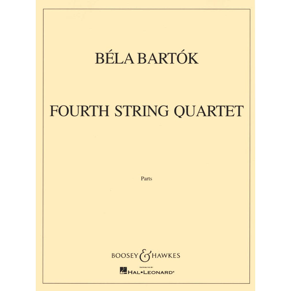 Bartók, Béla - Fourth String Quartet, Sz 95 - Set of Parts - Boosey & Hawkes Edition