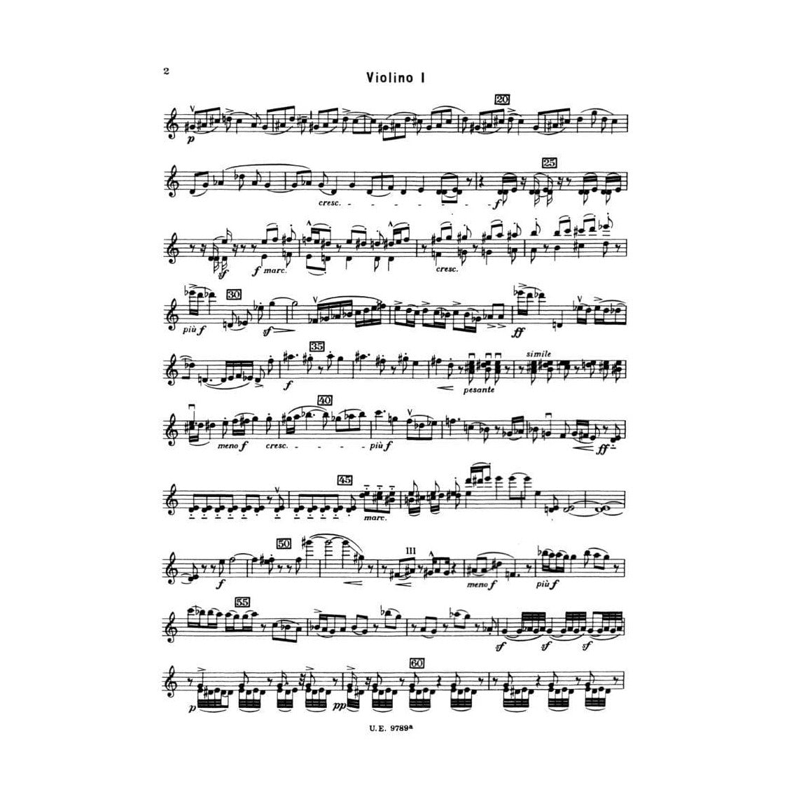 Bartók, Béla - Fourth String Quartet, Sz 95 - Set of Parts - Boosey & Hawkes Edition