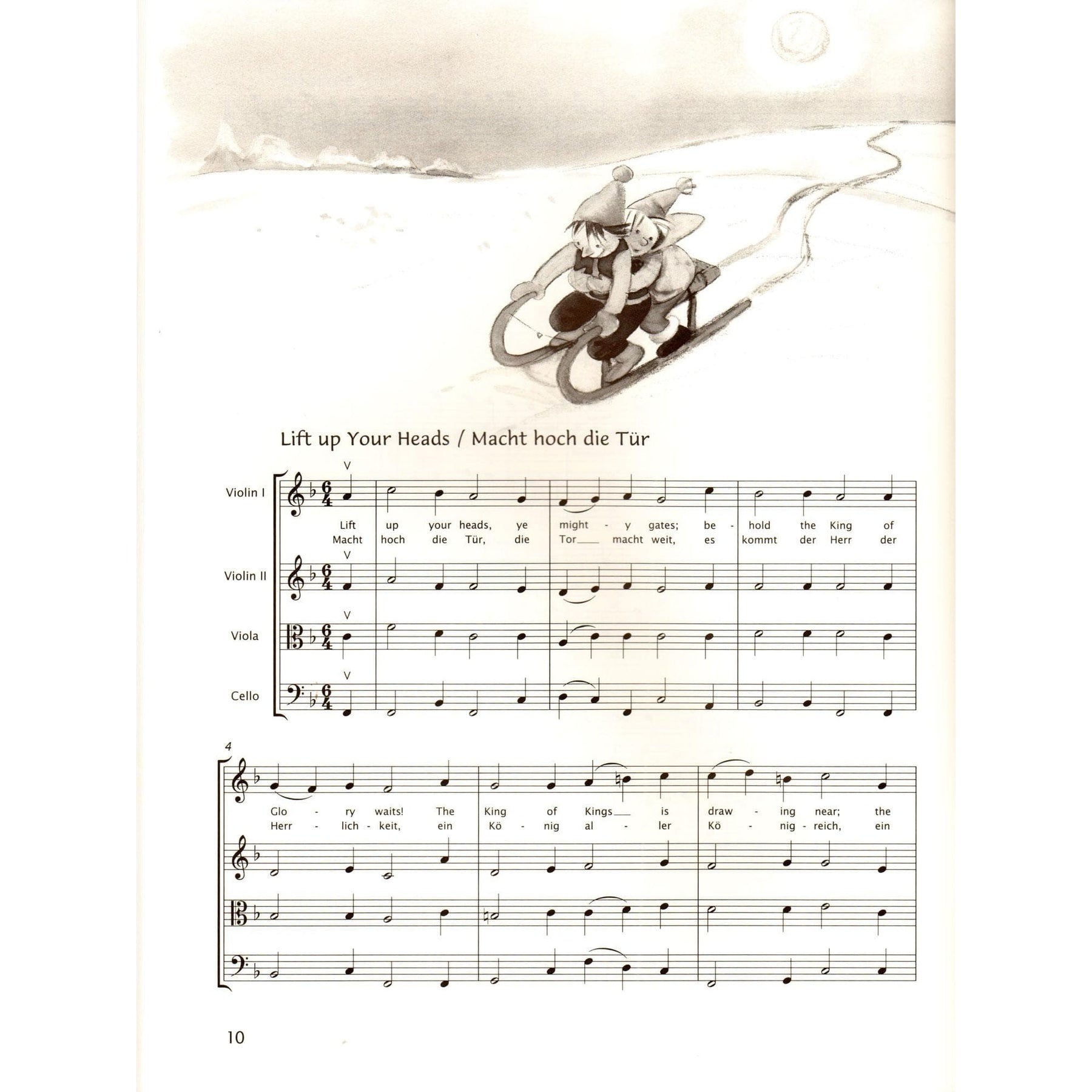 Sassmannshaus - Christmas for Beginner String Ensembles - String Quartet (Score Only) - Barereiter