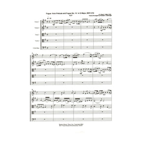 Bach, J.S. - Fugue from Prelude and Fugue in G Major (BWV 576) - for String Orchestra - arranged by Dishinger - Medici Music Press