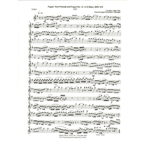 Bach, J.S. - Fugue from Prelude and Fugue in G Major (BWV 576) - for String Orchestra - arranged by Dishinger - Medici Music Press