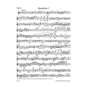 Beethoven, Ludwig - String Quartets Op 59 - Barenreiter Edition