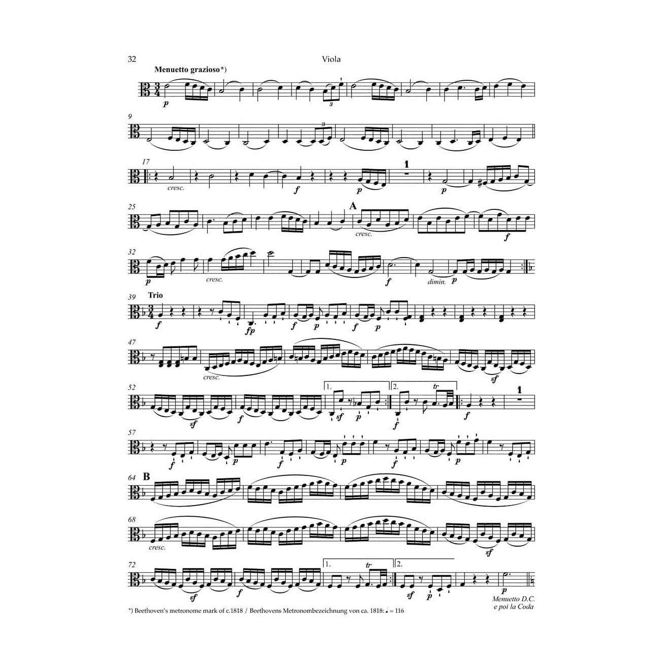 Beethoven, Ludwig - String Quartets Op 59 - Barenreiter Edition