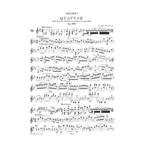 Beethoven, Ludwig - String Quartets Op 127, 130-133, 135 for Two Violins, Viola and Cello - Arranged by Moser - Peters Edition
