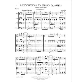 Clarke, Irma - Introduction to String Quartets Book 1 - Boston Music Company Publication