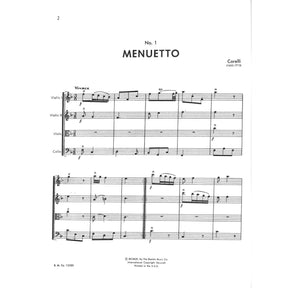 Clarke, Irma - String Music of The Baroque Era for String Quartet or String Orchestra - Boston Music Company Publication