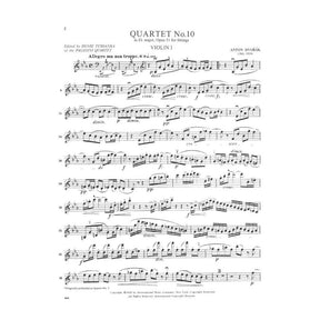 Dvorák, Antonín - Quartet No10 In E-Flat Major, Op 51 - Two Violins, Viola, and Cello - edited by the Paganini Quartet - International Edition