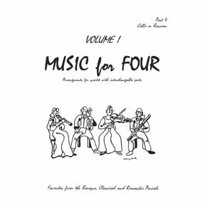 Music for Four, Volume 1 - Part 4 (Cello/Basoon) - arranged by Daniel Kelley - Last Resort Music
