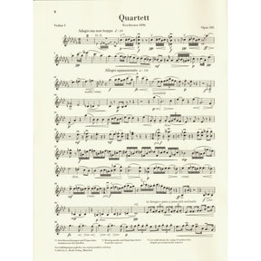 Dvorak, Antonin - String Quartet in A-flat major, op. 105 - for String Quartet - G. Henle Verlag URTEXT