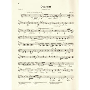 Dvorak, Antonin - String Quartet in A-flat major, op. 105 - for String Quartet - G. Henle Verlag URTEXT