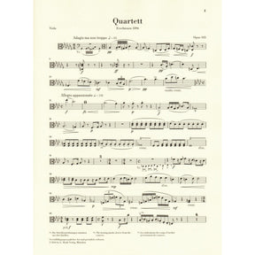 Dvorak, Antonin - String Quartet in A-flat major, op. 105 - for String Quartet - G. Henle Verlag URTEXT