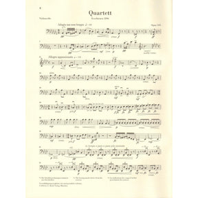 Dvorak, Antonin - String Quartet in A-flat major, op. 105 - for String Quartet - G. Henle Verlag URTEXT
