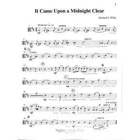 Music for Four: Traditional Christmas Favorites - Part 3 (Viola) - arranged by Daniel Kelley - Last Resort Music