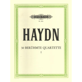 Haydn, Franz Joseph - 83 Quartets, Volume 1: 14 Famous Quartets - String Quartet - edited by Andreas Moser and Hugo Dechert - Edition Peters