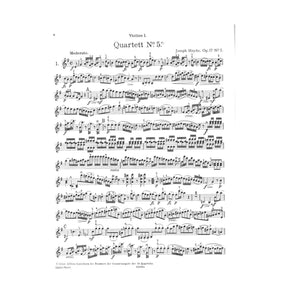 Haydn, Franz Joseph - 83 Quartets, Volume 1: 14 Famous Quartets - String Quartet - edited by Andreas Moser and Hugo Dechert - Edition Peters