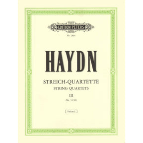 Haydn, Franz Joseph - 83 Quartets, Volume 3: 20 Quartets - String Quartet - edited by Andreas Moser and Hugo Dechert - Edition Peters