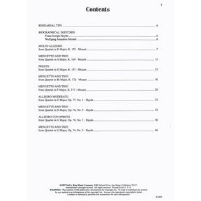 O'Reilly, Sally - Slected String Quartet Movements Volume 1 Published by Neil A Kjos Music Company