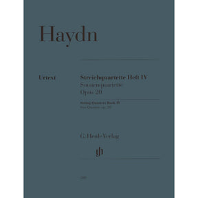 Haydn, Franz Joseph - String Quartets, Volume 4: Op 20 - edited by Georg Feder and Sonja Gerlach - G Henle Verlag URTEXT