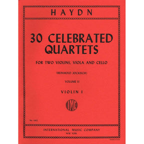 Haydn, Franz Joseph - 30 Celebrated Quartets, Volume 2 - String Quartet - edited by Reinhold Jockisch - International Edition