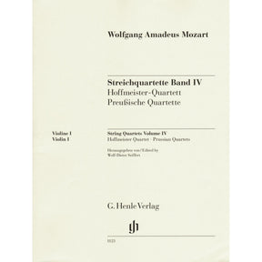Mozart, W.A. - String Quartets, Volume IV: The Hoffmeister and Prussian Quartets - for String Quartet - G. Henle Verlag URTEXT