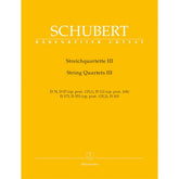 Schubert, Franz - Early String Quartets, Volume 3 URTEXT Published by Barenreiter