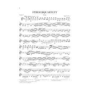 Mendelssohn, Felix - String Quartets, Op 44, Nos 1-3 - Two Violins, Viola, and Cello - G Henle Verlag URTEXT
