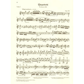 Dvorak, Antonin - String Quartet in G major - Opus 106 - Parts Only - Edited by Peter Jost - G Henle Verlag URTEXT