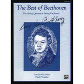 Beethoven, Ludwig - The Best of Beethoven - for String Quartet or String Orchestra - Violin 2 part - edited by Paul Paradise - Belwin-Mills Publishing