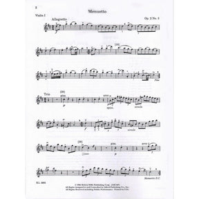 Haydn, Franz Joseph - The Best of Haydn - for String Quartet or Orchestra - Violin 1 part - edited by Samuel Applebaum and Paul Paradise - Belwin-Mills Publishing
