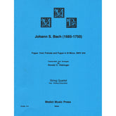 Bach, J.S. - Fugue from Prelude and Fugue in B Minor (BWV 544) - for String Quartet - arranged by Dishinger - Medici Music Press