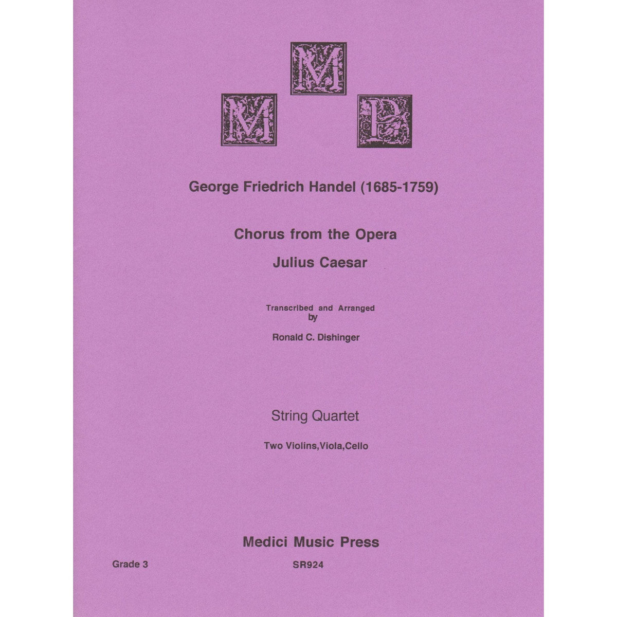 Handel, George Friderich - Chorous from 