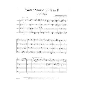 Handel, George Frideric - Water Music (Complete), HWV 348 , 349 , 350 - String Quartet - arranged by Lynne Latham - Latham Music Enterprises