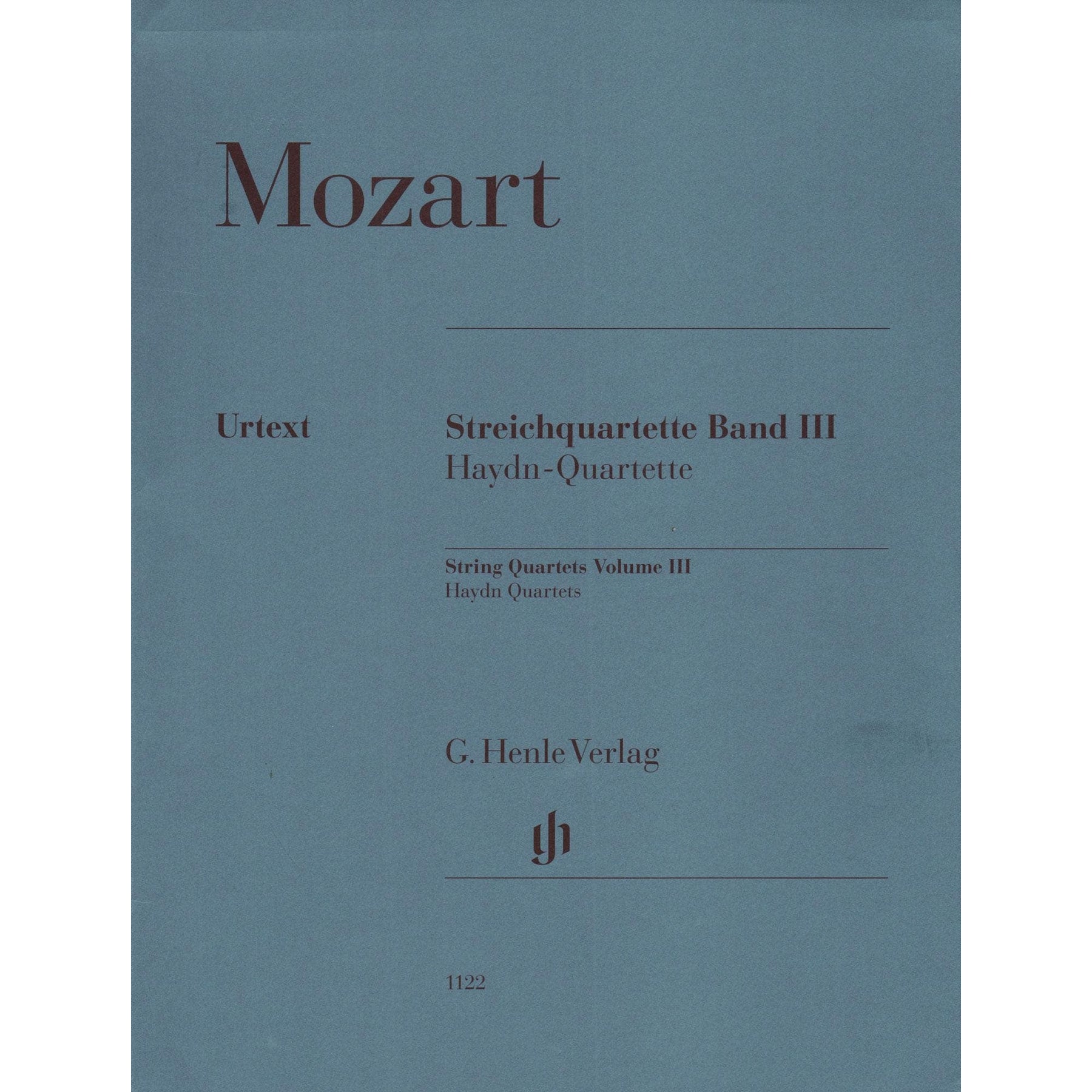Mozart, W.A. - String Quartets, Volume III: Haydn Quartets - for String Quartet - G. Henle Verlag URTEXT