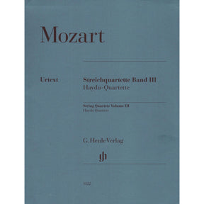 Mozart, W.A. - String Quartets, Volume III: Haydn Quartets - for String Quartet - G. Henle Verlag URTEXT