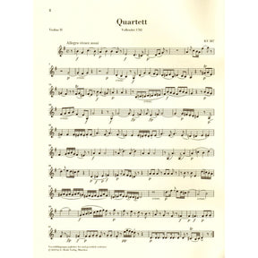 Mozart, W.A. - String Quartets, Volume III: Haydn Quartets - for String Quartet - G. Henle Verlag URTEXT